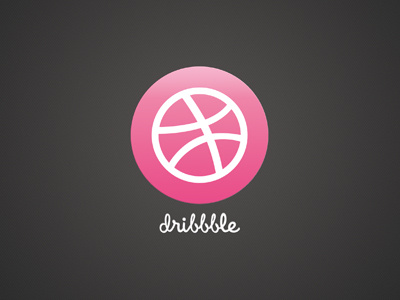 Dribbble icon design icon pink web