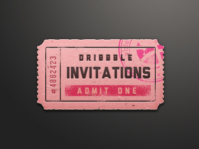 5 invitations admit dribbble invitations invites tickets