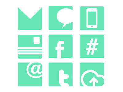 Contact icon cloud contact design green icon mail phone social web