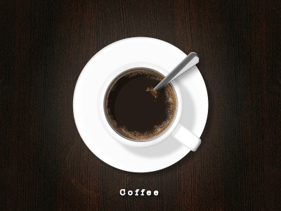 Coffee 3d coffee icon illustration photoshop