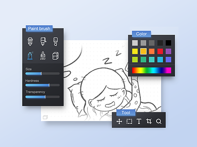 Day 004 Drawing Software app draw kit paint ui