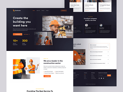 Constructo - Construction Landing Page by Fanny Rifqi A F for Sans ...