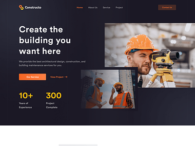 Constructo - Construction Landing Page by Fanny Rifqi A F for Sans ...