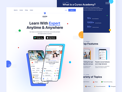 Curso - Online Course Landing Page by Fanny Rifqi A F for Sans Brothers ...