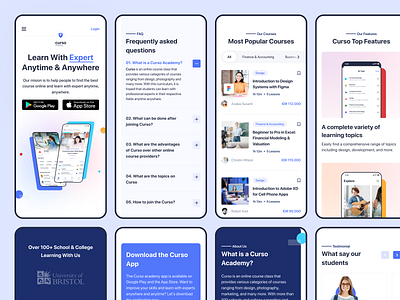 Curso - Online Course Responsive View by Fanny Rifqi A F for Sans ...