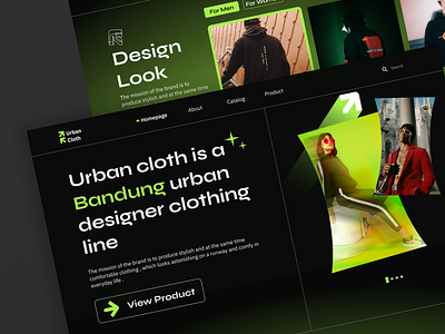 Urban Cloth - Landing Page