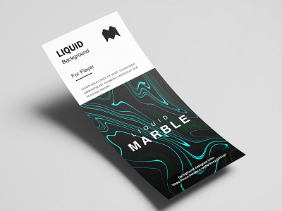 Flyer With Background Liquid [Vol. 1] art background brochure business card calendar cards catalog certificate collection colorful cover decor design flayer fluids futuristic graphic marble poster wallpaper