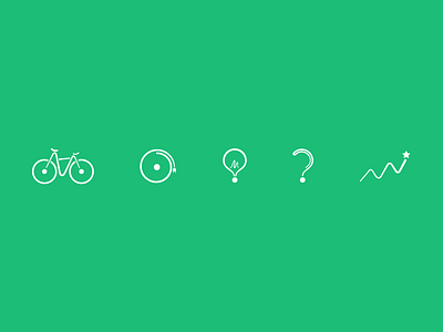 Velomocion Icons bike cyclist fluid path set
