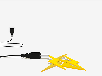 Lost Energy charger plug power ray save shadow wall