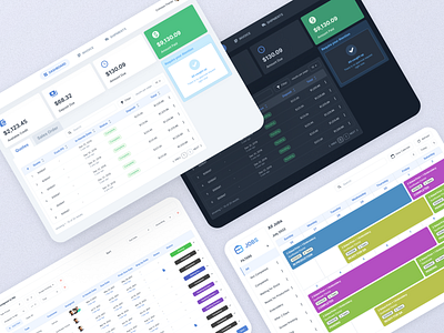 Customer Portal Dashboard app clean customer dark dashboard design finance light minimal nice portal redesign table ui ux white space