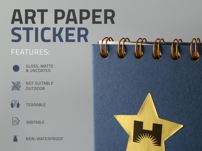 Art Paper Sticker by SingaPrinting on Dribbble