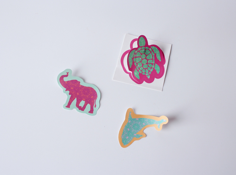 Art Paper Stickers Custom by SingaPrinting on Dribbble