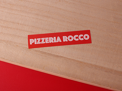 pizzeria rocco custom stickers branding customstickers design sticker