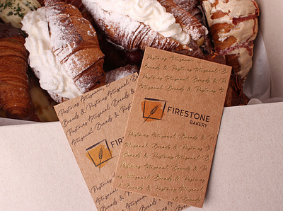 Firestone Bakery Singapore Custom Kraft Card branding craft cards custom kraft cards kraft cards