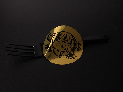 gold vinyl art plastic stickers SG