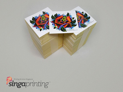 printing sticker branding design sticker