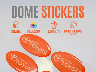 Dome Sg branding design sticker