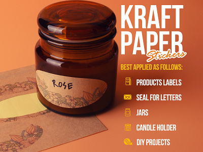 Kraft Paper Stickers