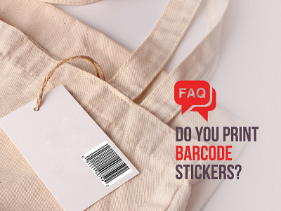 Barcode Stickers branding design sticker