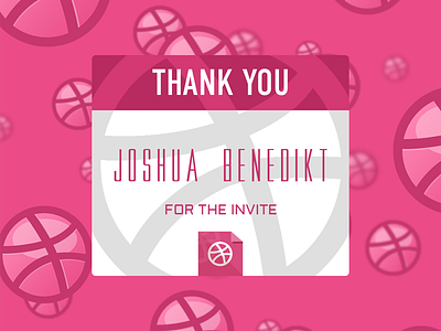 Thanks to Joshua Benedikt