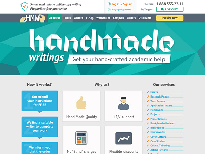 Handmadewritings design flat ui ux web web design