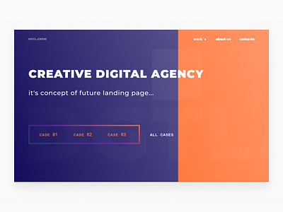 Concept landing page (in progress)