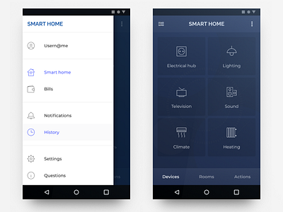 Smart home & utility payments app (draft study)