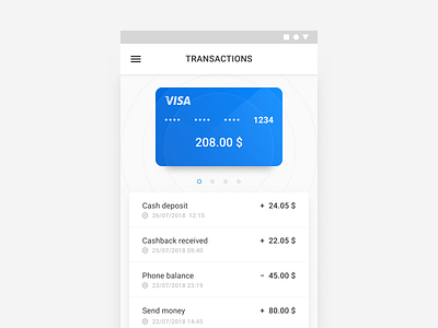 Mobile wallet concept