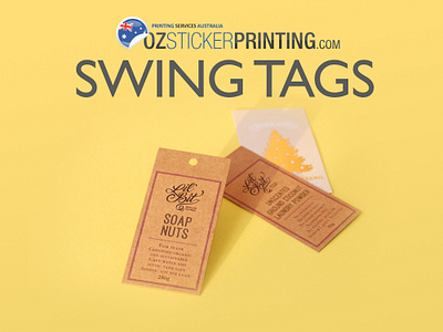 Swing Tags branding design stickers