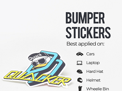 Bumper Stickers Online branding design stickers