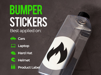 Bumper Stickers branding design stickers