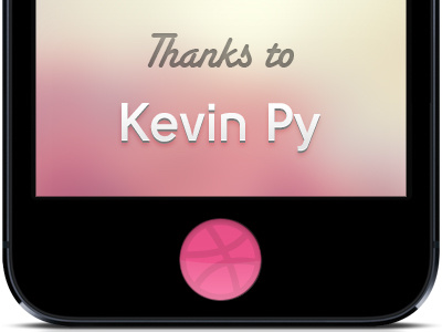 Dribbble thanks