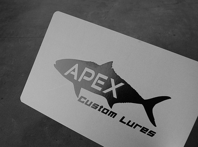 apex custom lures business cards branding cheap bcard custom business card design