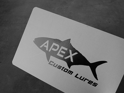 apex custom lures  business cards