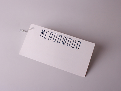 White Meadowood Custom Swing Tags branding cheap tags swing tags tags