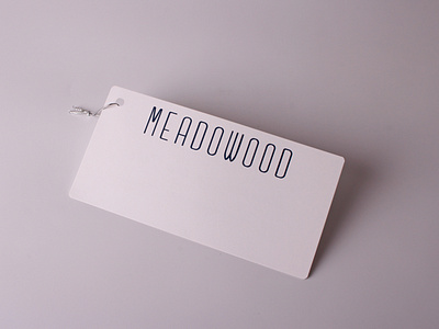 White Meadowood Custom Swing Tags