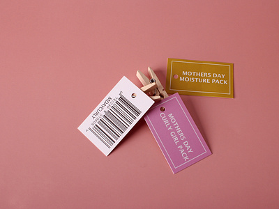 mothers day moisture pack custom swing tags