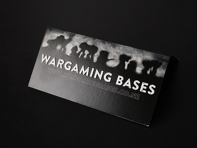 wargaming bases custom card new zealand branding custom cards dark cards design