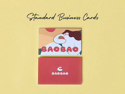 Standard Business Card branding design stickers