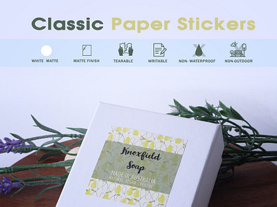 Classic Art Paper NZ branding design illustration stickers