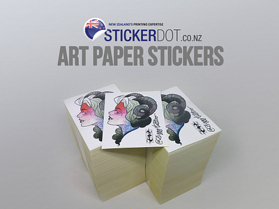 Online Stickers NZ branding design stickers