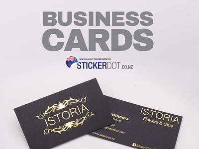 Business Card Stickerdot branding design stickers