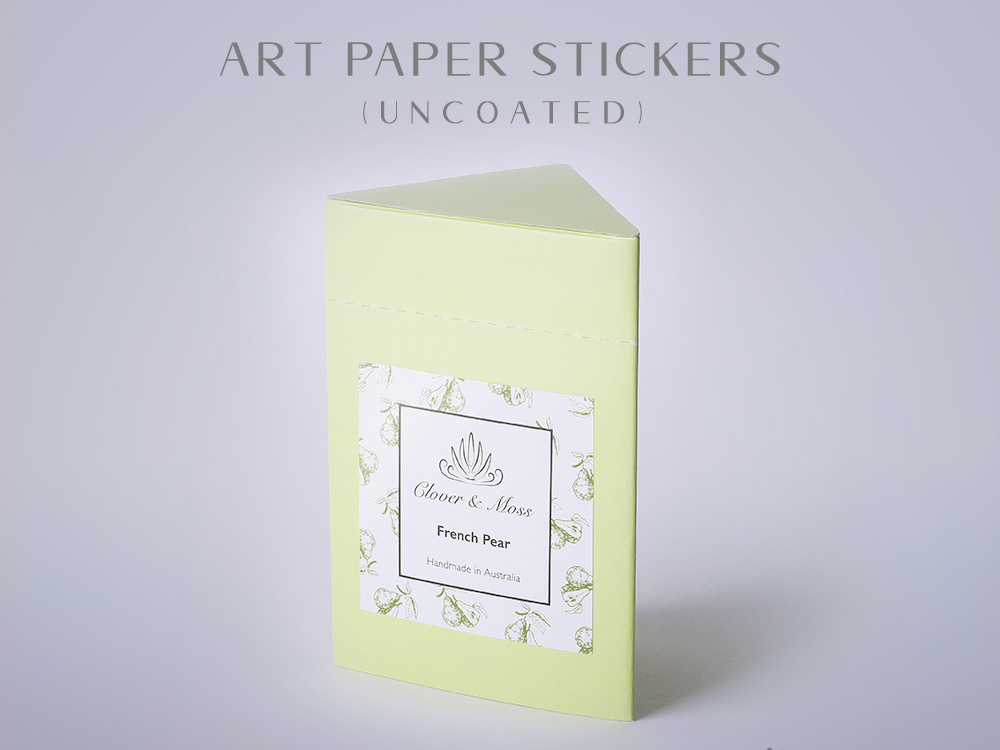 Art Paper Stickers Uncoated by StickerDot on Dribbble
