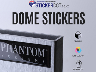 Dome Stickers branding design stickers