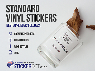 Standard Vinyl Stickers branding design stickers