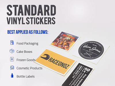 Standard Vinyl Stickers