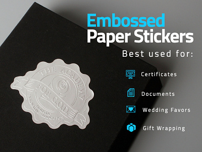 Embossed Paper Stickers