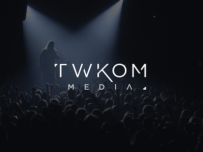 TWKOM media logo dj logo minimal logo modern modern art modern logo photography photography logo simple logo text logo