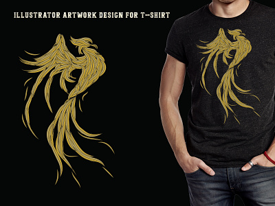 illustrator Artwork design for T-shirt graphic design ui