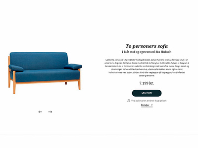 Furniture webshop